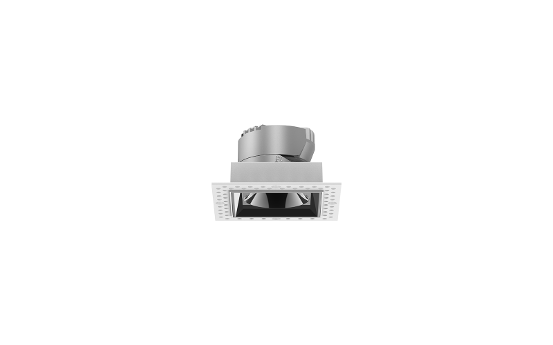 7W S75 LED COB fixed recessed light trimless